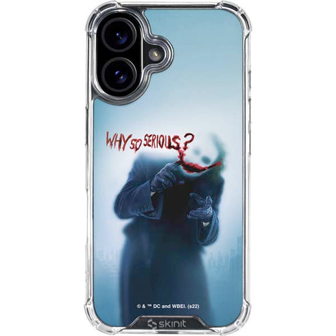 The Dark Knight Why So Serious iPhone 16 Clear Case