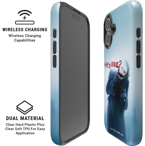 The Dark Knight Why So Serious iPhone 16 Magsafe Impact Case