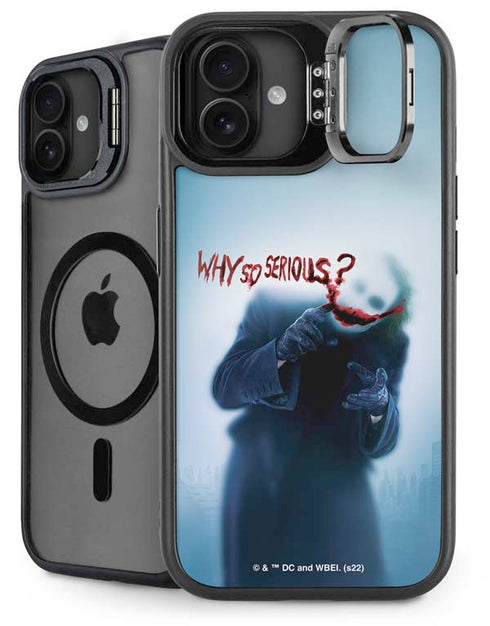 The Dark Knight Why So Serious iPhone 16 Plus Kickstand Case