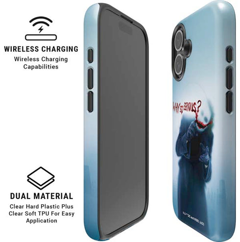 The Dark Knight Why So Serious iPhone 16 Plus Magsafe Impact Case