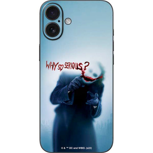 The Dark Knight Why So Serious iPhone 16 Plus Skin