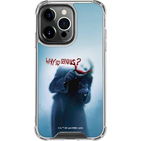 The Dark Knight Why So Serious iPhone 16 Pro Max Clear Case
