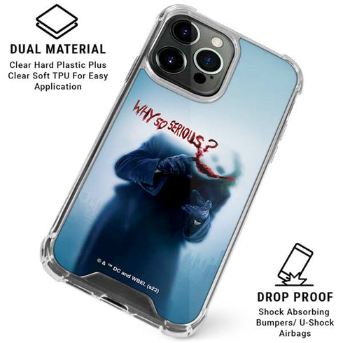 The Dark Knight Why So Serious iPhone 16 Pro Max Clear Case