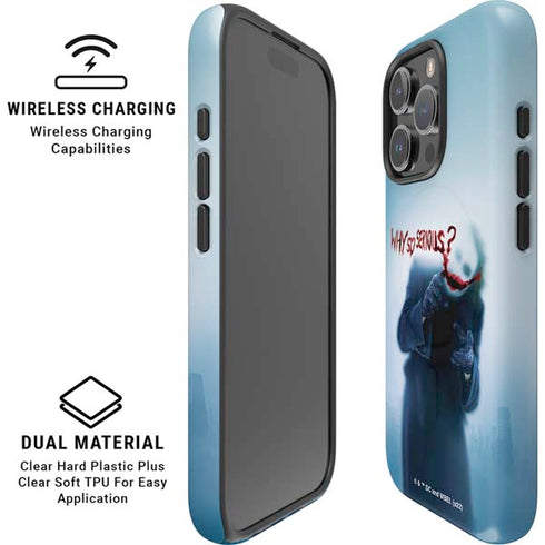 The Dark Knight Why So Serious iPhone 16 Pro Max Magsafe Impact Case