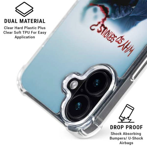 The Dark Knight Why So Serious iPhone 17 Clear Case