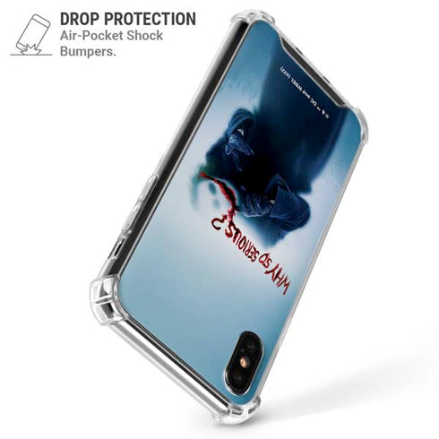The Dark Knight Why So Serious iPhone X/XS Clear Case