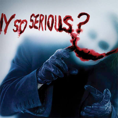 The Dark Knight Why So Serious MacBook Skins