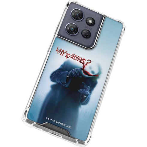 The Dark Knight Why So Serious Moto G Power 5G (2025) Clear Case