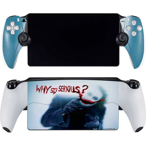 The Dark Knight Why So Serious PlayStation Portal Remote Player Skin