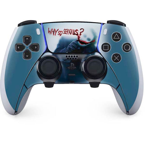 The Dark Knight Why So Serious PS5 DualSense Edge Pro Controller Skin