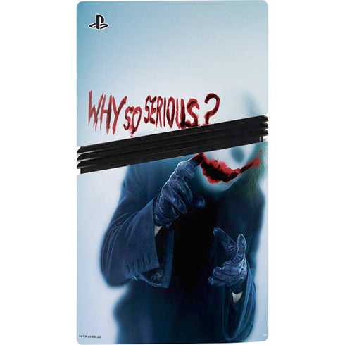 The Dark Knight Why So Serious PS5 Pro Console Skin