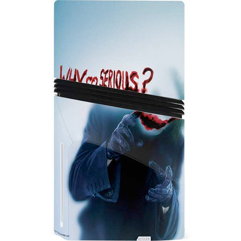 The Dark Knight Why So Serious PS5 Pro Disk Console Skin