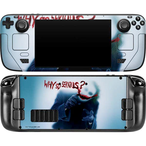 The Dark Knight Why So Serious Steam Deck Handheld Gaming Computer OLED Skin