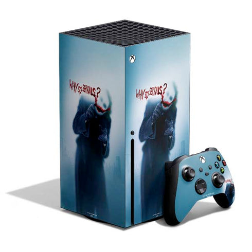 The Dark Knight Why So Serious Xbox Series X Bundle Skin