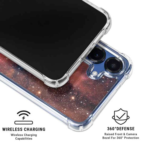 Widefield View of Orion Nebula and Horsehead Nebula Galaxy S25 Clear Case