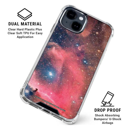 Widefield View of Orion Nebula and Horsehead Nebula iPhone 15 Clear Case