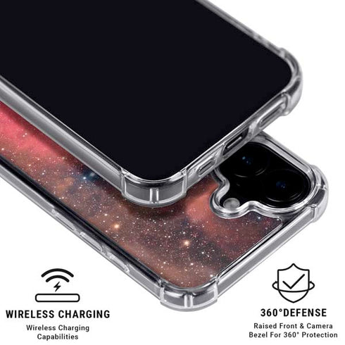 Widefield View of Orion Nebula and Horsehead Nebula iPhone 16 Clear Case