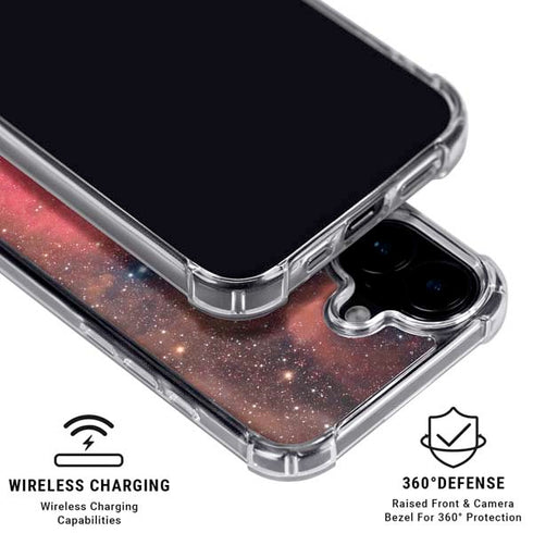 Widefield View of Orion Nebula and Horsehead Nebula iPhone 16 Plus Clear Case
