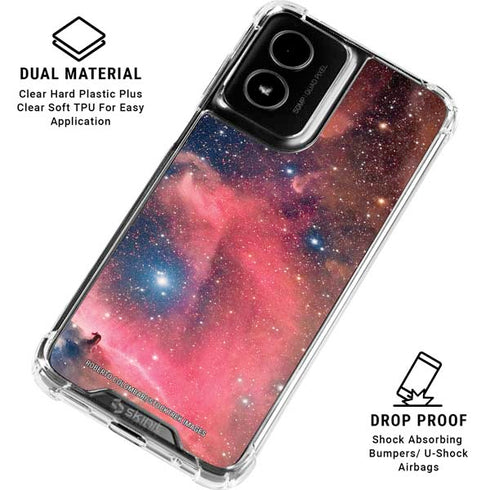Widefield View of Orion Nebula and Horsehead Nebula Moto G Power 5G (2024) Clear Case