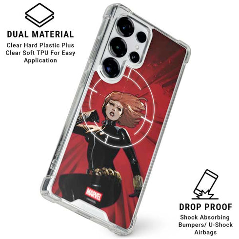 Marvel Black Widow Widowmaker Galaxy S26 Ultra Clear Case