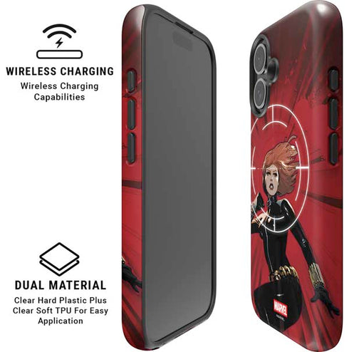 Marvel Black Widow Widowmaker iPhone 16 Plus Magsafe Impact Case