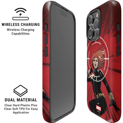 Marvel Black Widow Widowmaker iPhone 16 Pro Magsafe Impact Case