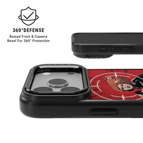 Marvel Black Widow Widowmaker iPhone 17 Pro Kickstand Case