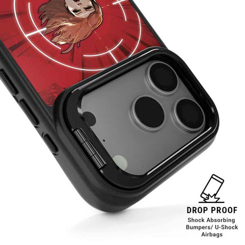 Marvel Black Widow Widowmaker iPhone 17 Pro Kickstand Case