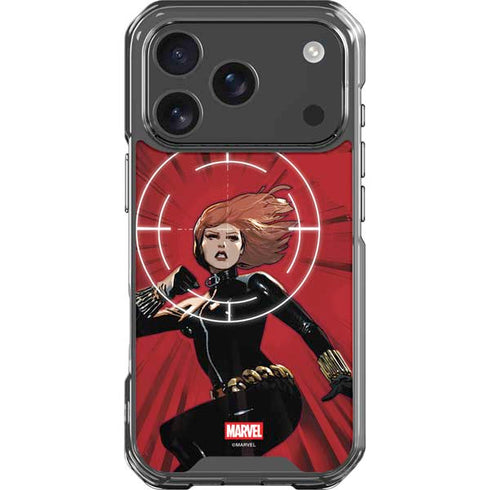 Marvel Black Widow Widowmaker iPhone 18 Pro Clear Case
