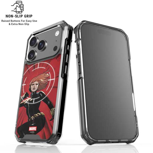 Marvel Black Widow Widowmaker iPhone 18 Pro Clear Case
