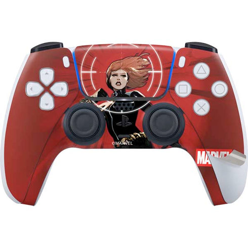 Marvel Black Widow Widowmaker PS5 Pro Disk Bundle Skin