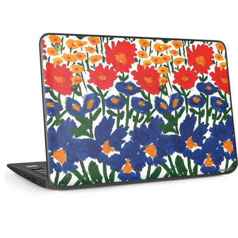 Bouffants and Broken Hearts Wild Garden 4 HP Chromebook Skin