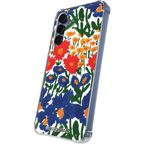 Bouffants and Broken Hearts Wild Garden 4 Galaxy A35 5G Clear Case