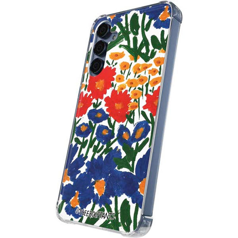 Bouffants and Broken Hearts Wild Garden 4 Galaxy A55 5G Clear Case