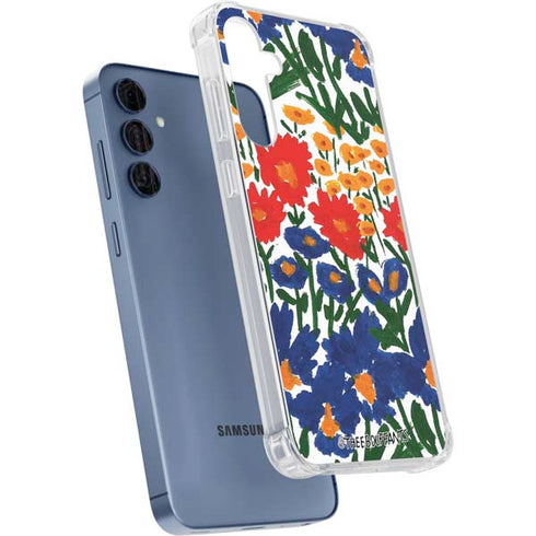Bouffants and Broken Hearts Wild Garden 4 Galaxy A55 5G Clear Case