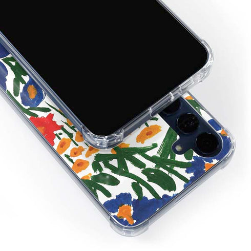 Bouffants and Broken Hearts Wild Garden 4 Galaxy A55 5G Clear Case