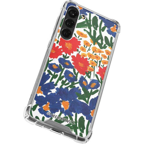 Bouffants and Broken Hearts Wild Garden 4 Galaxy S24 FE Clear Case