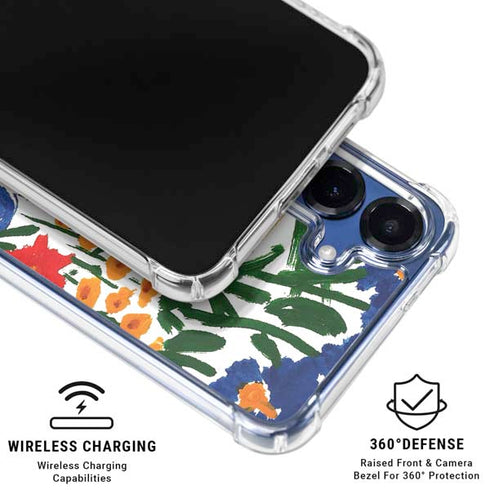 Bouffants and Broken Hearts Wild Garden 4 Galaxy S25 Plus Clear Case