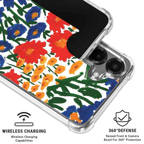 Bouffants and Broken Hearts Wild Garden 4 Galaxy S26 Plus Clear Case