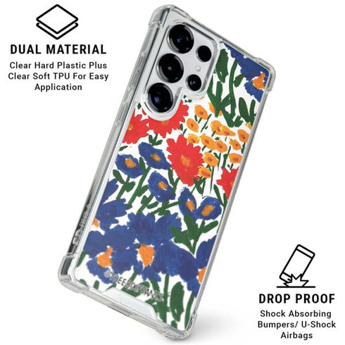 Bouffants and Broken Hearts Wild Garden 4 Galaxy S26 Ultra Clear Case