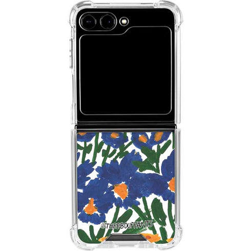 Bouffants and Broken Hearts Wild Garden 4 Galaxy Z Flip6 Clear Case