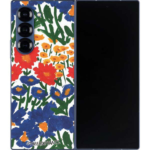 Bouffants and Broken Hearts Wild Garden 4 Galaxy Z Fold6 Skin
