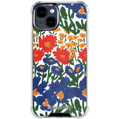 Bouffants and Broken Hearts Wild Garden 4 iPhone 15 Clear Case