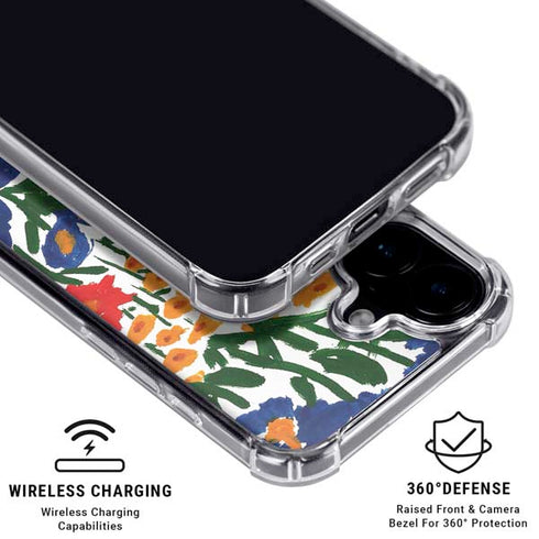 Bouffants and Broken Hearts Wild Garden 4 iPhone 16 Plus Clear Case