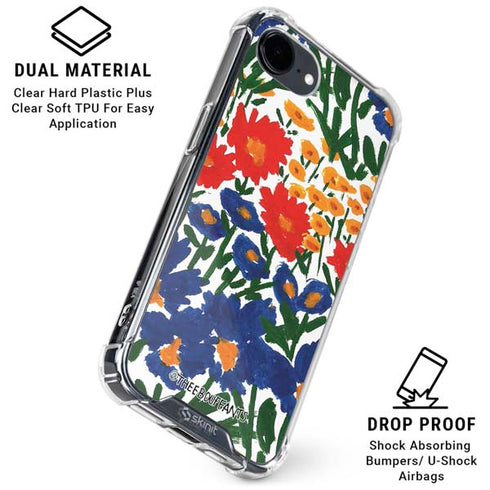Bouffants and Broken Hearts Wild Garden 4 iPhone 16e Clear Case