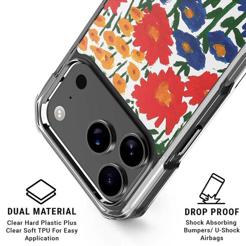 Bouffants and Broken Hearts Wild Garden 4 iPhone 18 Pro Clear Case