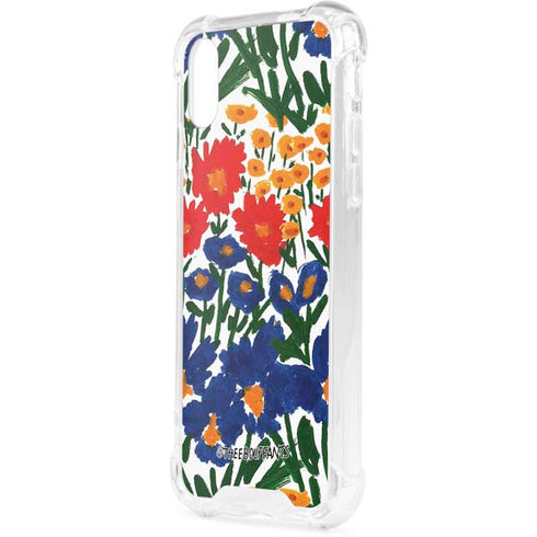 Bouffants and Broken Hearts Wild Garden 4 iPhone XS Clear Case