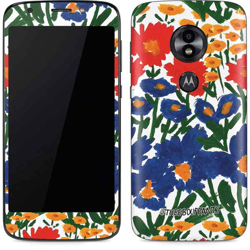 Bouffants and Broken Hearts Wild Garden 4 Moto E5 Play Skin