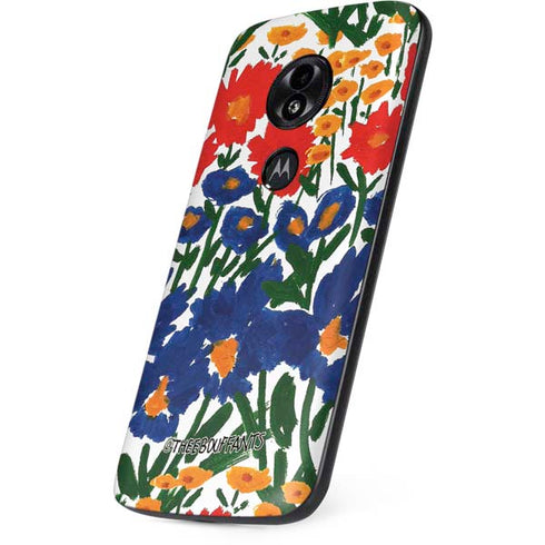 Bouffants and Broken Hearts Wild Garden 4 Moto E5 Play Skin