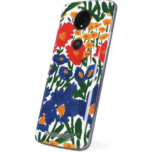 Bouffants and Broken Hearts Wild Garden 4 Moto E5 Plus Skin